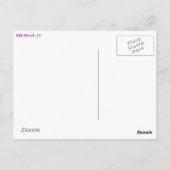 Carte Postale Ornamente en lila (Dos)