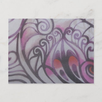 Carte Postale Ornamente en lila