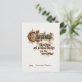 Carte Postale Ornat Vintage Noël (Debout devant)