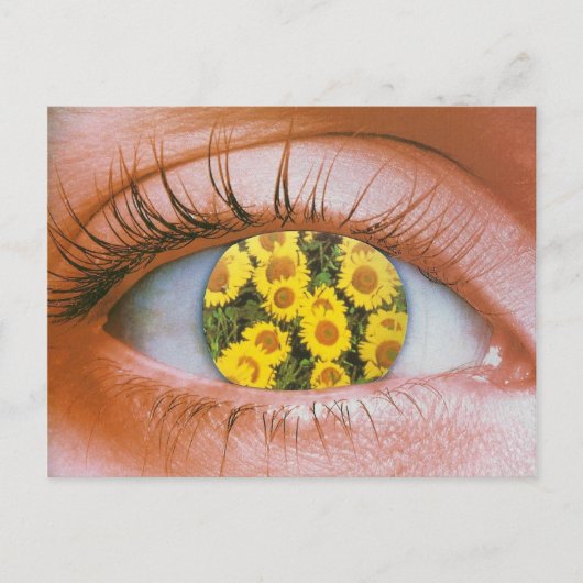 Carte postale ornée de yeux (Devant)