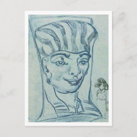 Carte Postale Ornement de mur de jardin érodé, Vincent van Gogh (Devant)