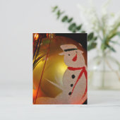 Carte Postale Ornement de neige givrée (Debout devant)