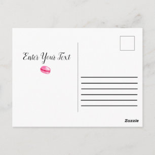 Carte Postale Ornement en céramique de donuts sucrés avec glaçag