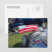 Carte Postale Ornement Greyhound Hood (Devant / Derrière)