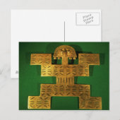 Carte Postale Ornement pectoral de la région de Tolima (Devant / Derrière)