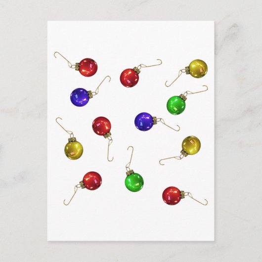 Carte Postale Ornements de Boule (Devant)