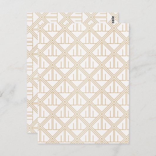 Carte Postale Ornements de luxe 20 (Devant / Derrière)