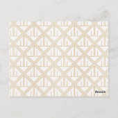 Carte Postale Ornements de luxe 20 (Dos)