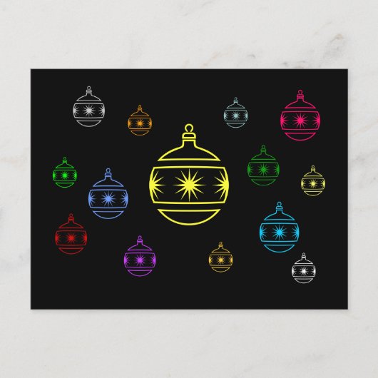 carte postale - Ornements de vacances (Devant)