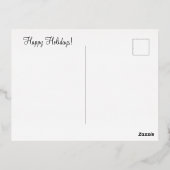 Carte postale - Ornements de vacances Sparkeling (Verso)