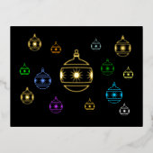 Carte postale - Ornements de vacances Sparkeling (Recto)