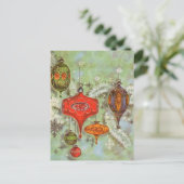 Carte Postale Ornements en verre vintage (Debout devant)