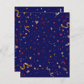 Carte Postale Ornements festifs 7 (Devant / Derrière)