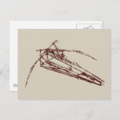 Carte Postale ornithopter (Devant / Derrière)