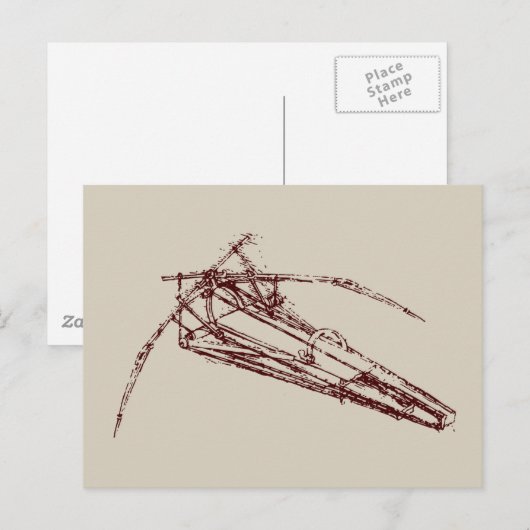 Carte Postale ornithopter (Devant / Derrière)