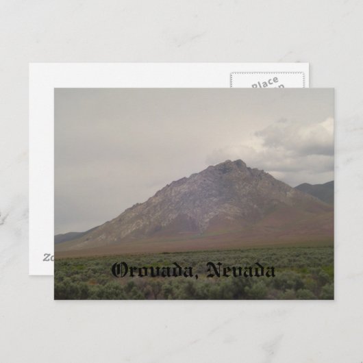 Carte Postale Orovada, Nevada (Devant / Derrière)