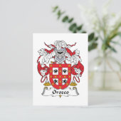 Carte Postale Orozco Family Crest (Debout devant)