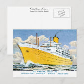 Carte Postale Orsova de la ligne Orient (Devant / Derrière)