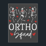 Carte Postale Ortho Squad Squelette Dansant Saint-Valentin<br><div class="desc">Ortho Squad Squelette Dansant Orthopédique Carte de Saint-Valentin Drôle Cadeau Carte Postale Standard Collection Classique.</div>