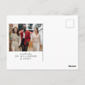 Carte Postale ORTHODONTISTE DENTISTE | Joyeux Jours fériés (Dos)