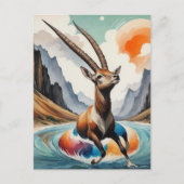 Carte Postale Oryx profite de Float Trip (Devant)