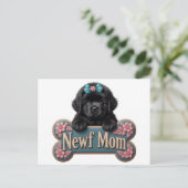 Carte Postale Os de maman Terre-Neuve (Debout devant)