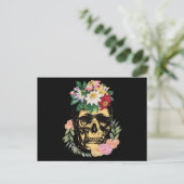 Carte Postale Os Et Fleurs (Debout devant)