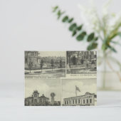 Carte Postale Osage, Mound et Burlington, Kansas (Debout devant)