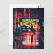 Carte Postale Osaka, Japon la nuit (Devant / Derrière)