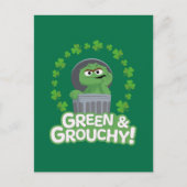 Carte Postale Oscar | Green & Grouchy ! (Devant)