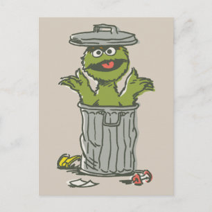 Carte Postale Oscar le Grouch Vintage