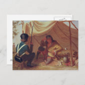 Carte Postale Osceola en captivité, vers 1837 (Devant / Derrière)