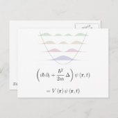 Carte Postale oscillateur harmonique (Devant / Derrière)