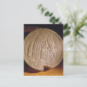 Carte Postale Oscillum représentant des masques de théâtre (Debout devant)