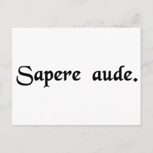 Carte Postale Osez être sage.