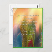 Carte postale Osho Zen (Devant / Derrière)