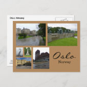 Carte Postale Oslo Collage 1 (Devant / Derrière)