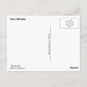 Carte Postale Oslo Collage 1 (Dos)