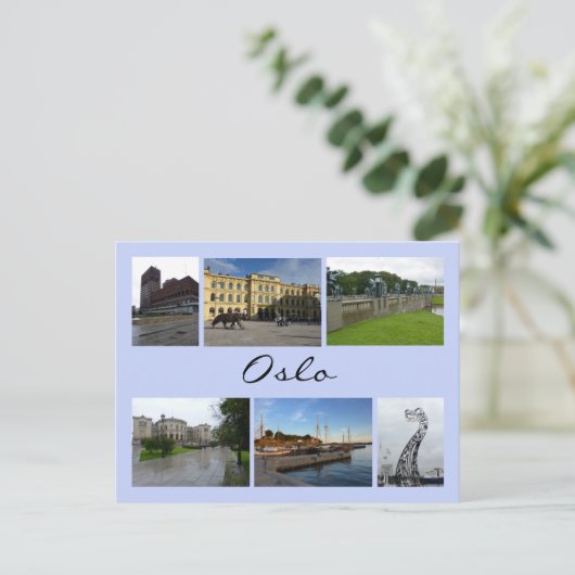 Carte Postale Oslo Collage 2 (Debout devant)