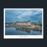 Carte Postale Oslo Norvège<br><div class="desc">Photo de voyage d'Oslo Havnelager,  située dans la baie de Bjørvika,  vue de l'opéra d'Oslo en Norvège,  Scandinavie. Photo © Sebastian Worm.</div>