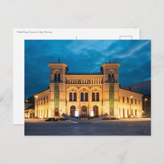 Carte Postale Oslo Norvège (Devant / Derrière)