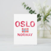 Carte Postale Oslo Norvège Designs (Debout devant)