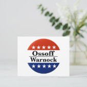 Carte Postale Ossoff Warnock Géorgie Runoffs (Debout devant)