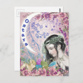 Carte postale Ostara Pagan Imaginaire Art (Devant / Derrière)