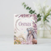 Carte postale Ostara Pagan Imaginaire Art (Debout devant)