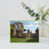 Carte Postale Ostia Antica, Rome avec texte (Debout devant)