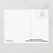 Carte postale Ostrich (Dos)