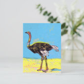 Carte Postale Ostrich (Debout devant)