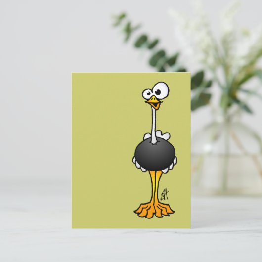 Carte Postale Ostrich (Debout devant)