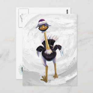 Carte Postale Ostrich de montagne